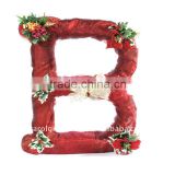 Letter topiary In Christmas dress- 24" (60cm)