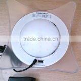 TIWIN 2015 New Arrival Touch Sensor With Clock Dimmable Smart Warm White 5w Movable Silver USB Led Desk Lamp thumbnail-3