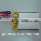 GEB402332 3.7v 260mah lipo rechargeable Lithium Ion Polymer battery