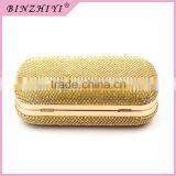 Wholesale Fashion Gold Clutch Evening BagMetal Frame thumbnail-5