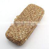 Golden Clutch Bag Pattern Crystal Lady's Wedding Party Evening Clutch Bag (8740A-G) thumbnail-4