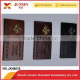 Custom PU Leather Jeans Pants Label