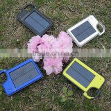2015 Promotion 1500 mah waterproof solar power bank charger for Mp3/4