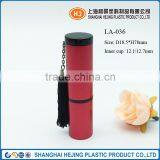 Empty Red Color Fringed Metal Lipstick Tube Container thumbnail-2