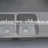 Hot Model Acrylic Integral Solid Surface Kitchen Sink,artificial Stone Double Kitchen Sink ,resin Stone Sink thumbnail-3