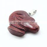 Natural Bulk Semi-precious Red Gemstone Pendant,YiWu Factory Price thumbnail-1