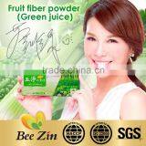 Beezin fruit and vegetable fiber green juice