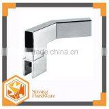 PC-39 Bathroom glass door square tubing clip/ pipe hinges ,shower glass door stainless steel pipe connector