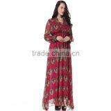 The Summer Dress Code of the New D Family of Irregular Sacred Heart Printed Chiffon Italy Classical Romantic Style thumbnail-6