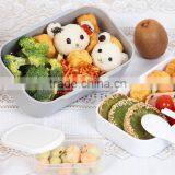 Elegant Stackable Bento Box 2 Layer Plastic Lunch Box thumbnail-5