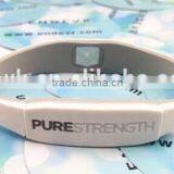 Pure Strength Cheap Custom Silicone Rubber Bracelet thumbnail-4