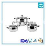 6Pcs Stainless Steel Silicone Cooking Pot