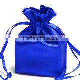 Custom Royal Blue Satin Bag for Hair Extensions