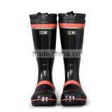Steel Insole Black and Red Color Top Tied Fashion Mining Rubber Boots Anti-Smashing Rubber Boots Anti-Puncture Rubber Boots thumbnail-2