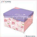 High Quality Clear Rectangular Cake Box With 4C Printing for Sale thumbnail-1