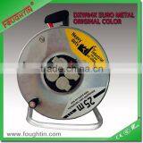 SWITCH SOCKET 4WAY GERMANY SOCKET METAL REEL EXTENSION SOCKET OUTLET WITHOUT CABLE AND PLUG thumbnail-1