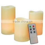 Melt Edge Real Paraffin Wax decorative flameless battery candle