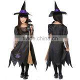 Wholesale Kids Girls Cosplay Costumes Halloween Children Witch Magic Suits Party Show Suit Children's Princess Dress Clothes