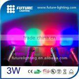 shenzhen factory direct sale 3W torch light automatic color changing christmas led flashlight