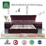 L13074 OEM ODM Flat Packing King Size Classic Mattress Fabric Bed thumbnail-4