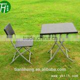 Outdoor Table Folding Rattan Cafe Table thumbnail-3