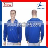 Wholesale Blue Color Sublimation Bulk Blank Hoodies Sweatershirts For Men