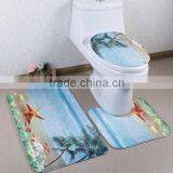 Anti-slip Toilet Mat 3pcs Set Comfortable Microfiber Bath Mat Set thumbnail-5