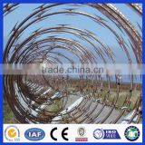 Anping Factory Good Quality Hot Dipped Galvanized Or Stainless Steel Anti-Climb Razor Barbed Wire