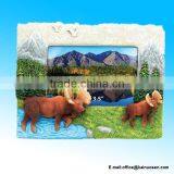 Moose Resin Stone Finish Picture / Photo Frame - Animals Collection thumbnail-1