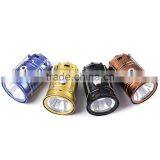 Black Super Bright Lightweight 7-LED Rechargeable Camping Lantern Torch Flashlight for Camping Hiking Cycling thumbnail-2