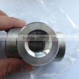 ASME B16.11 Stainless Steel Socket-Welding Fitting/Forged Fittings/High Pressure Fittings/Tee thumbnail-1