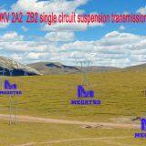 MEGATRO 220KV 2A2 ZB2 Single Circuit Suspension Transmission Tower thumbnail-2