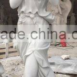 High Quality White Marble Female Garden Statue thumbnail-3