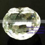 Crystal Faceted Apple Paperweight thumbnail-1
