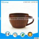 Custom Handmade Wholesale Drink Wooden Round Cup thumbnail-2