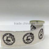 Hot Sale Organic Linen Fabric for Ribbon thumbnail-2