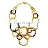 High Quality Best Selling Buffalo Horn Yellow Modern Necklace From Vietnam thumbnail-1
