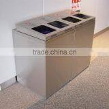 Arlau Outdoor Galvanized Steel Receptacle Bin thumbnail-4