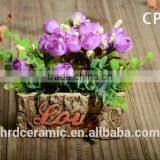 Outdoor Cement Plant Pot for Home and Garden Decoration thumbnail-3