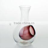 Mintao KB7286 Machine Made Clear Japanese Type Wine Decanter thumbnail-1