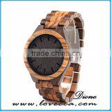 Fashion Bangle Watch for Men Waterproof Wood Watch thumbnail-3