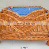 Exquisite and Durable Wicker Pet Sofa Bed thumbnail-1