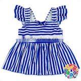 Boutique Baby Girls Pink Blue Stripe Soft Stretch 2 Piece Swimsuit for Sale thumbnail-4