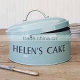 New Kitchen Attractive Printing Airtight Metal Cake Tin Jar Storage Bin thumbnail-4