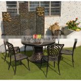 patio aluminum casting table set outdoor furniture