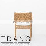 Latte Wicker Dining Chair - Garden Furniture Outdoor - Poly Rattan Furniture thumbnail-4