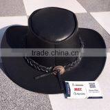 Leather Cowboy Hat