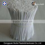 Clear/white Galvanized Wire Plastic Twist Tie thumbnail-4