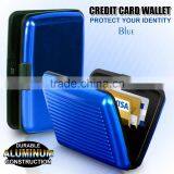Aluminum Metal Waterproof Box Case Business Credit Card Holder Wallet thumbnail-3