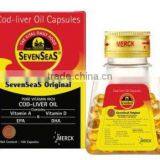 Seven Seas Pure Cod Liver Oil Capsules Supports a Healthy Heart,supports a Healthy Immune System-100ct (Pack of 3) thumbnail-1